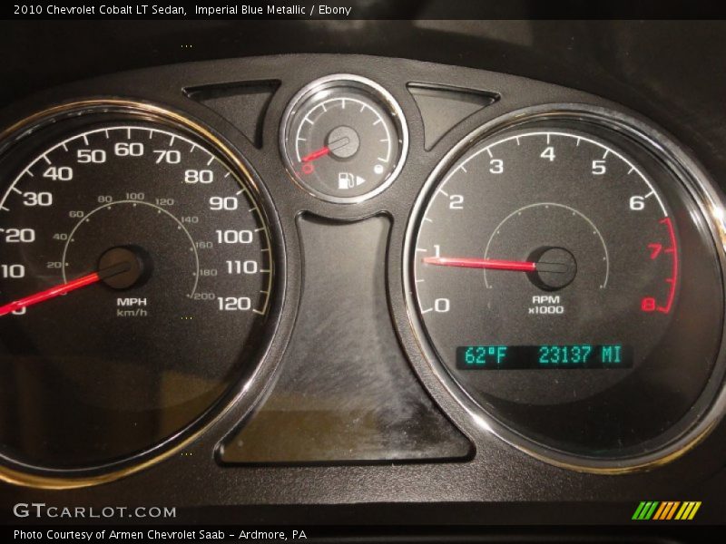 Imperial Blue Metallic / Ebony 2010 Chevrolet Cobalt LT Sedan