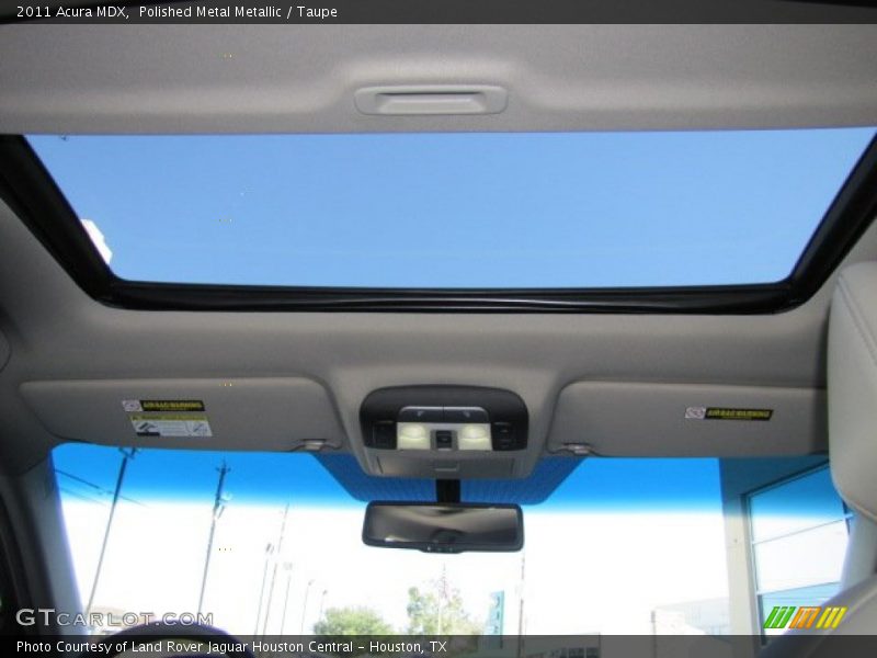 Polished Metal Metallic / Taupe 2011 Acura MDX