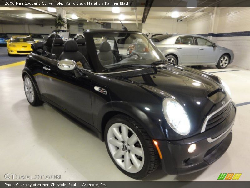 Astro Black Metallic / Panther Black 2006 Mini Cooper S Convertible