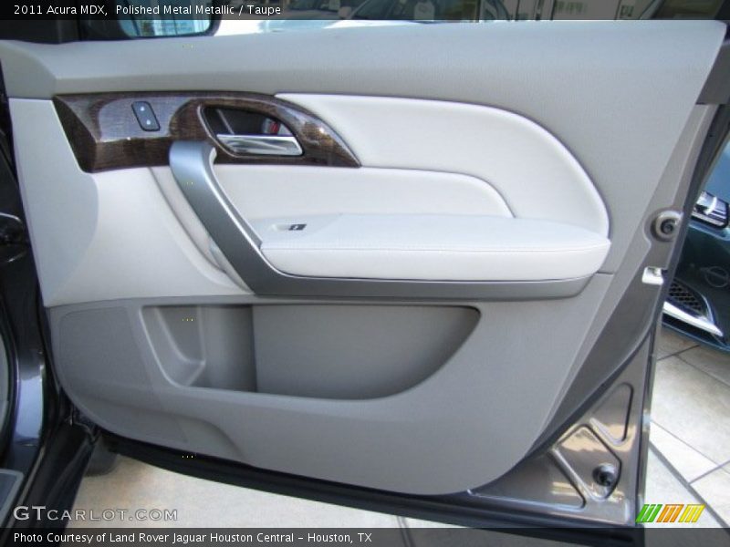 Polished Metal Metallic / Taupe 2011 Acura MDX