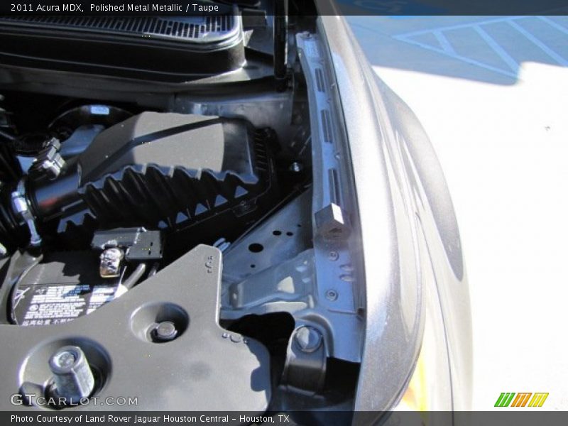 Polished Metal Metallic / Taupe 2011 Acura MDX