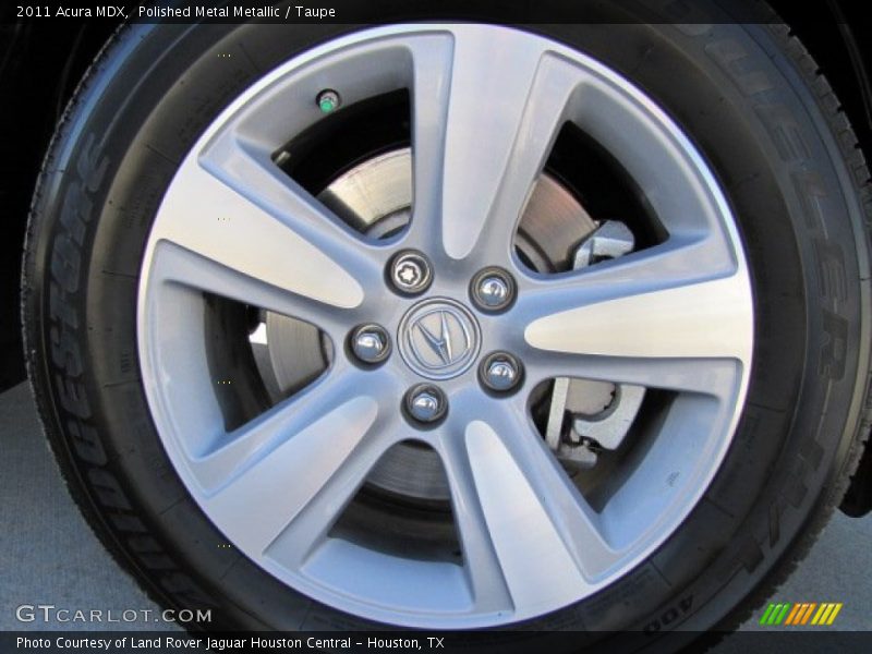 Polished Metal Metallic / Taupe 2011 Acura MDX