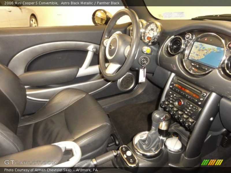 Astro Black Metallic / Panther Black 2006 Mini Cooper S Convertible