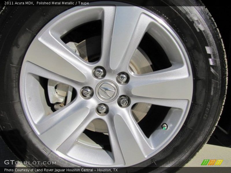 Polished Metal Metallic / Taupe 2011 Acura MDX