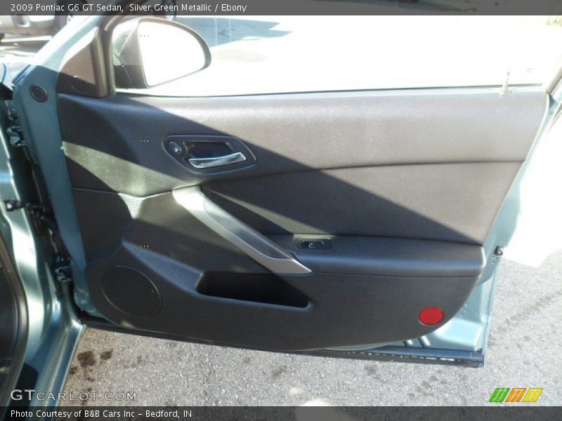 Silver Green Metallic / Ebony 2009 Pontiac G6 GT Sedan