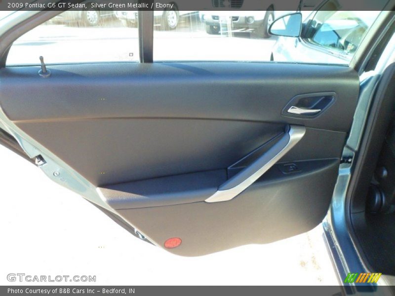 Silver Green Metallic / Ebony 2009 Pontiac G6 GT Sedan