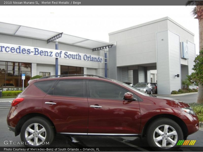 Merlot Red Metallic / Beige 2010 Nissan Murano SL