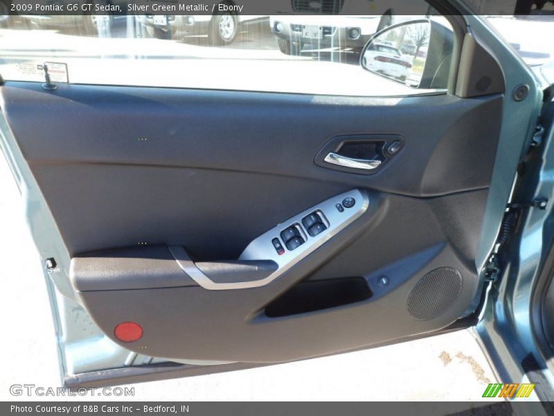 Silver Green Metallic / Ebony 2009 Pontiac G6 GT Sedan