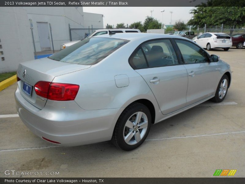 Reflex Silver Metallic / Titan Black 2013 Volkswagen Jetta TDI Sedan