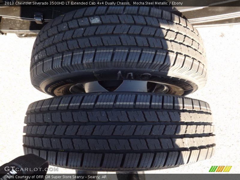 Mocha Steel Metallic / Ebony 2013 Chevrolet Silverado 3500HD LT Extended Cab 4x4 Dually Chassis
