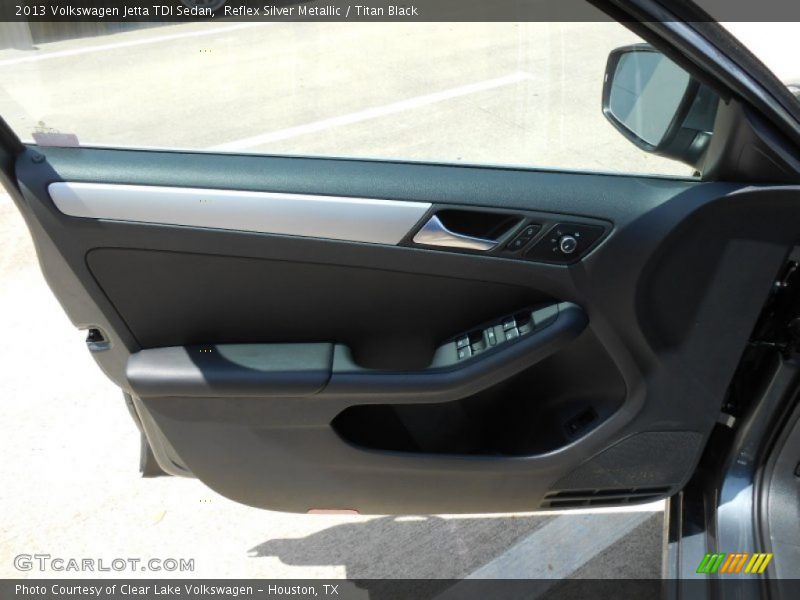 Reflex Silver Metallic / Titan Black 2013 Volkswagen Jetta TDI Sedan
