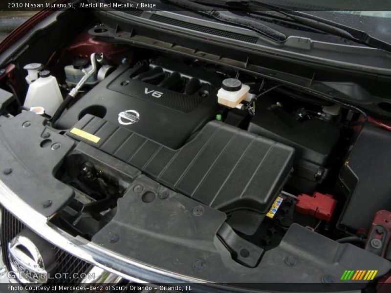  2010 Murano SL Engine - 3.5 Liter DOHC 24-Valve CVTCS V6