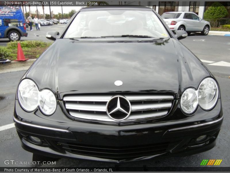 Black / Stone 2009 Mercedes-Benz CLK 350 Cabriolet