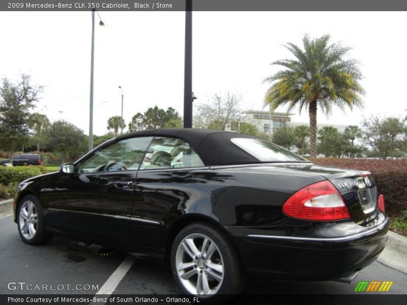 Black / Stone 2009 Mercedes-Benz CLK 350 Cabriolet