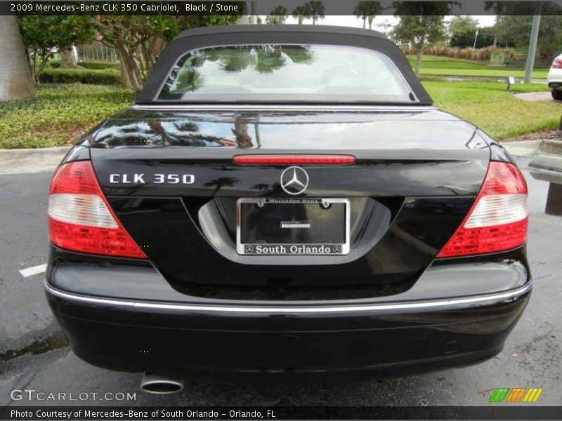 Black / Stone 2009 Mercedes-Benz CLK 350 Cabriolet