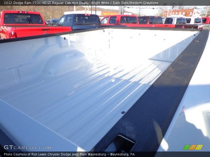 Bright White / Dark Slate/Medium Graystone 2012 Dodge Ram 3500 HD ST Regular Cab 4x4 Dually