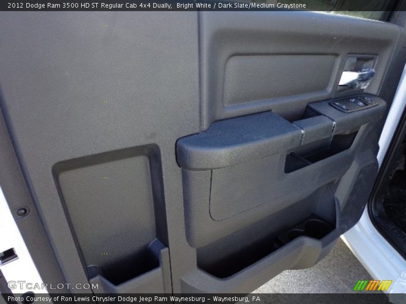 Bright White / Dark Slate/Medium Graystone 2012 Dodge Ram 3500 HD ST Regular Cab 4x4 Dually