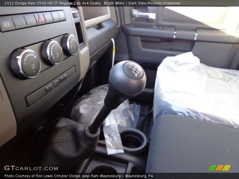 Bright White / Dark Slate/Medium Graystone 2012 Dodge Ram 3500 HD ST Regular Cab 4x4 Dually