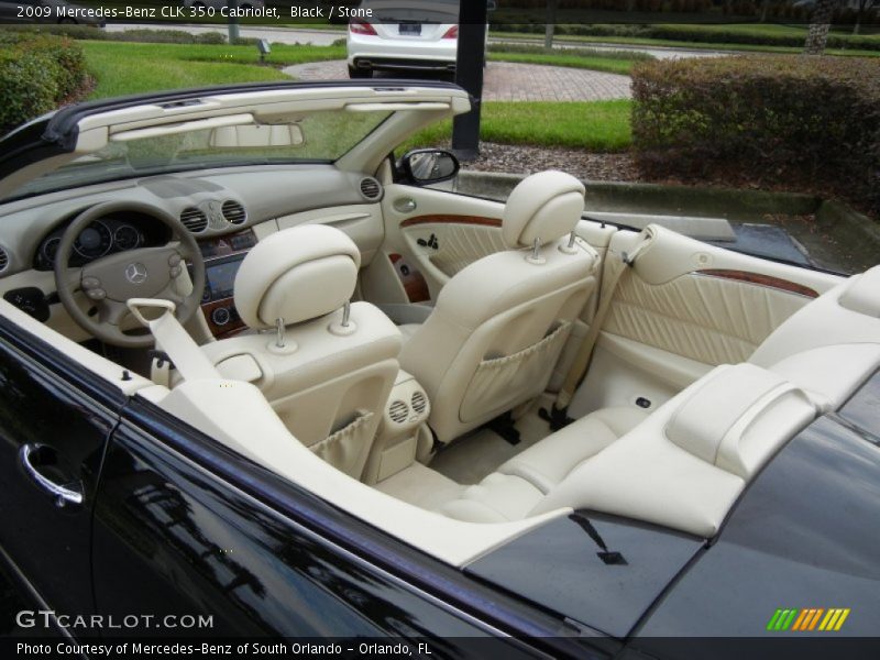 Black / Stone 2009 Mercedes-Benz CLK 350 Cabriolet