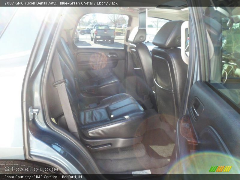 Blue-Green Crystal / Ebony Black 2007 GMC Yukon Denali AWD