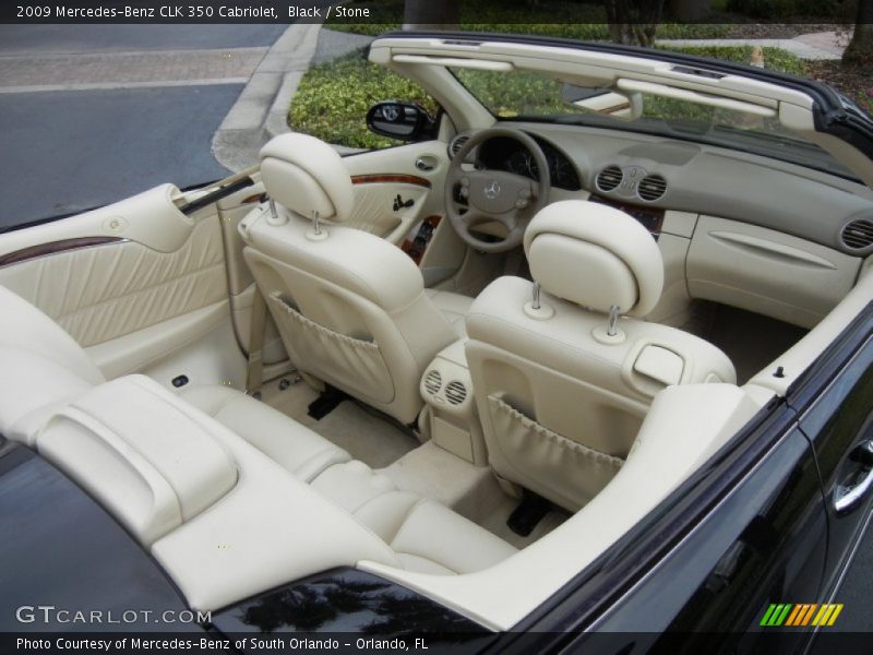 Black / Stone 2009 Mercedes-Benz CLK 350 Cabriolet