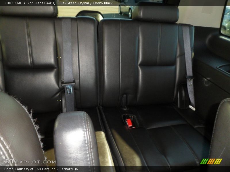 Blue-Green Crystal / Ebony Black 2007 GMC Yukon Denali AWD
