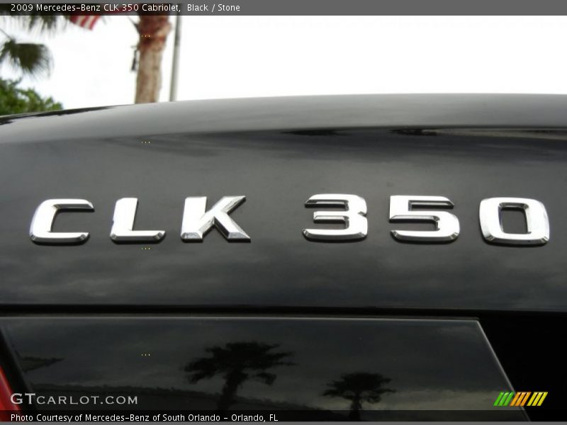 Black / Stone 2009 Mercedes-Benz CLK 350 Cabriolet