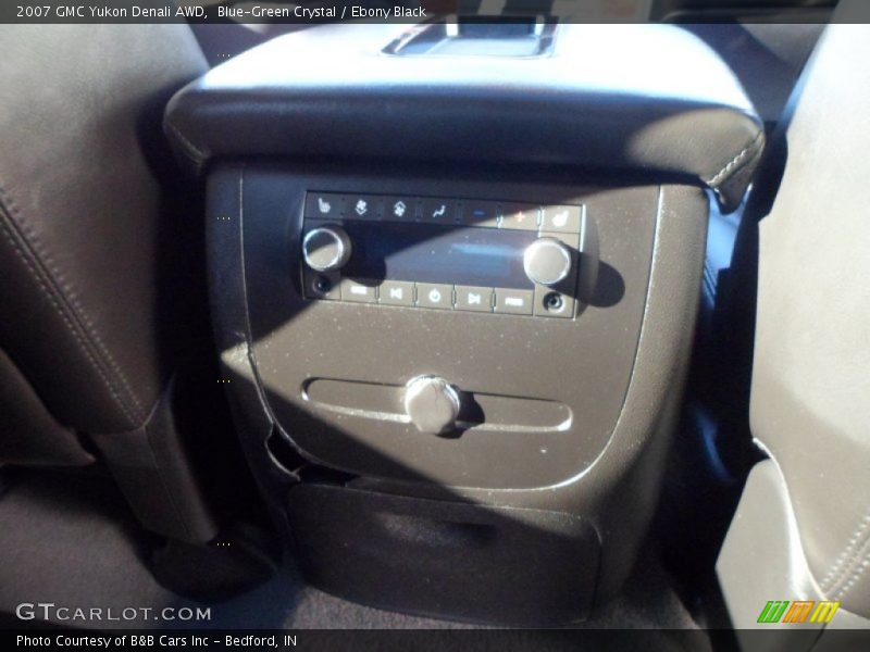 Blue-Green Crystal / Ebony Black 2007 GMC Yukon Denali AWD