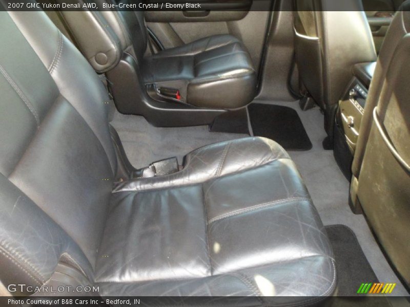 Blue-Green Crystal / Ebony Black 2007 GMC Yukon Denali AWD