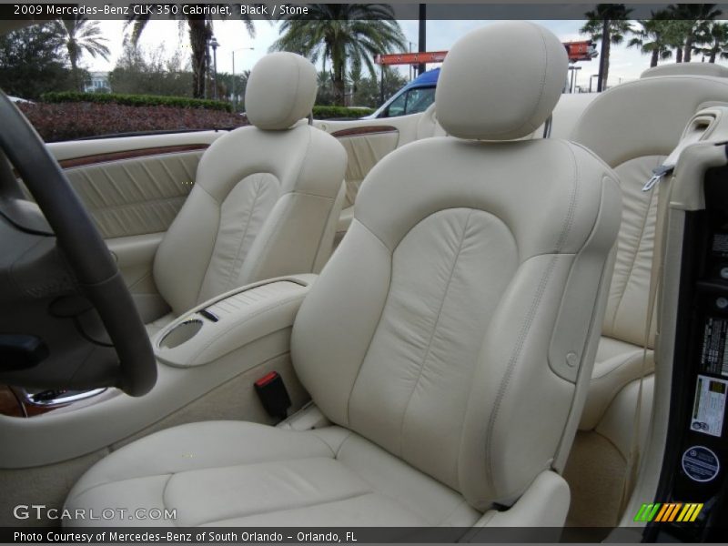 Black / Stone 2009 Mercedes-Benz CLK 350 Cabriolet