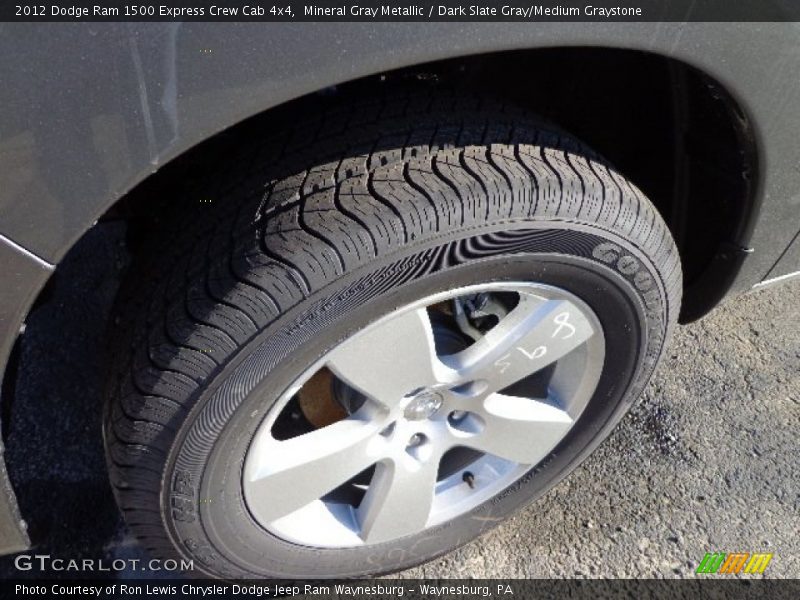 Mineral Gray Metallic / Dark Slate Gray/Medium Graystone 2012 Dodge Ram 1500 Express Crew Cab 4x4