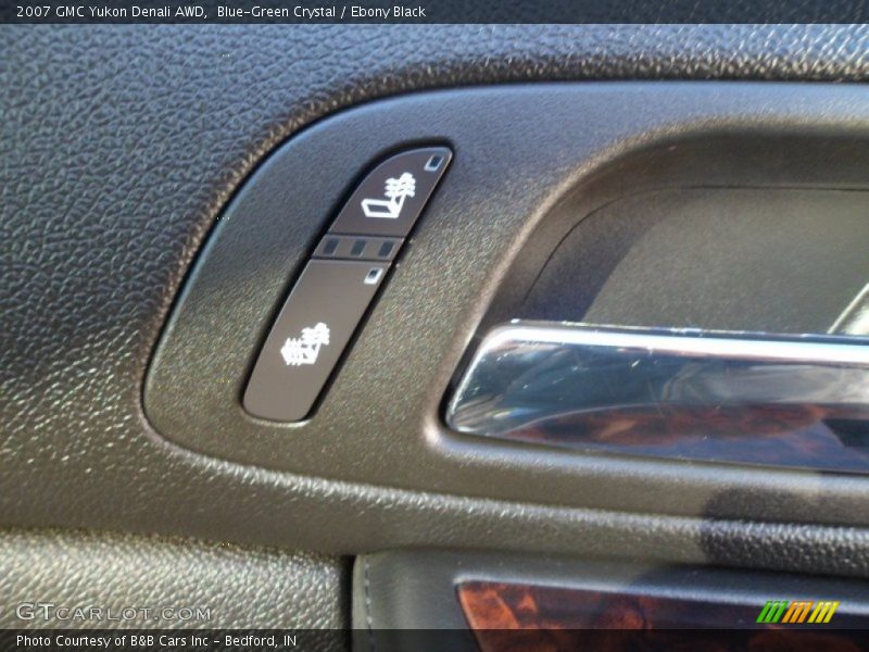 Blue-Green Crystal / Ebony Black 2007 GMC Yukon Denali AWD
