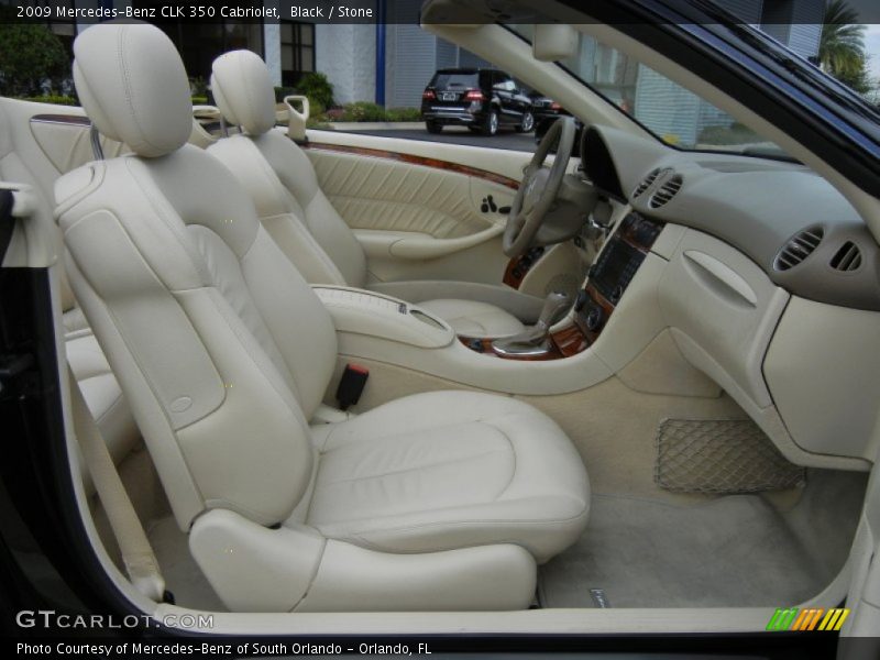 Black / Stone 2009 Mercedes-Benz CLK 350 Cabriolet