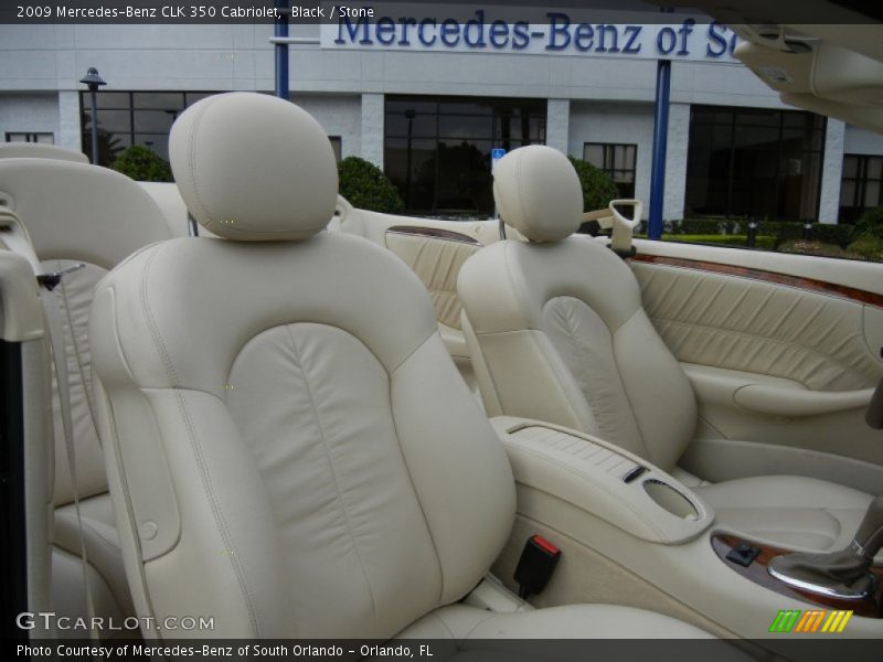 Black / Stone 2009 Mercedes-Benz CLK 350 Cabriolet