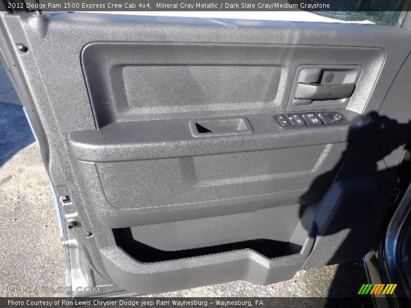 Mineral Gray Metallic / Dark Slate Gray/Medium Graystone 2012 Dodge Ram 1500 Express Crew Cab 4x4