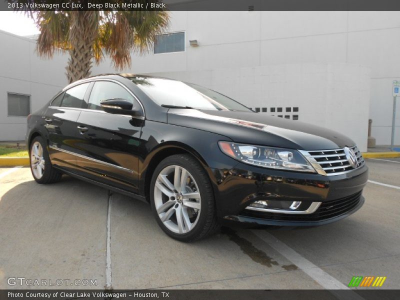 Deep Black Metallic / Black 2013 Volkswagen CC Lux
