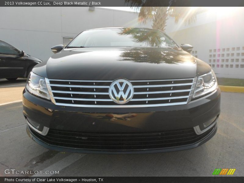 Deep Black Metallic / Black 2013 Volkswagen CC Lux