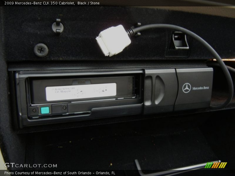 Black / Stone 2009 Mercedes-Benz CLK 350 Cabriolet