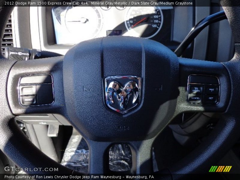 Mineral Gray Metallic / Dark Slate Gray/Medium Graystone 2012 Dodge Ram 1500 Express Crew Cab 4x4