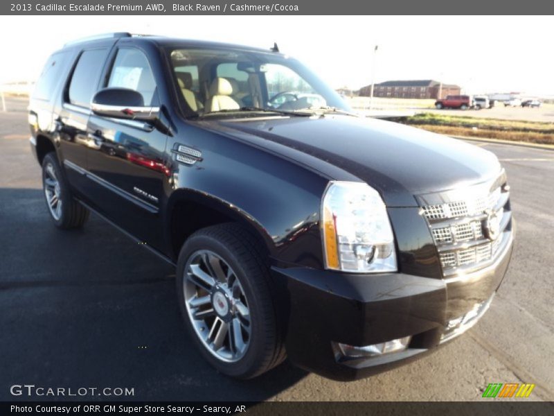 Black Raven / Cashmere/Cocoa 2013 Cadillac Escalade Premium AWD