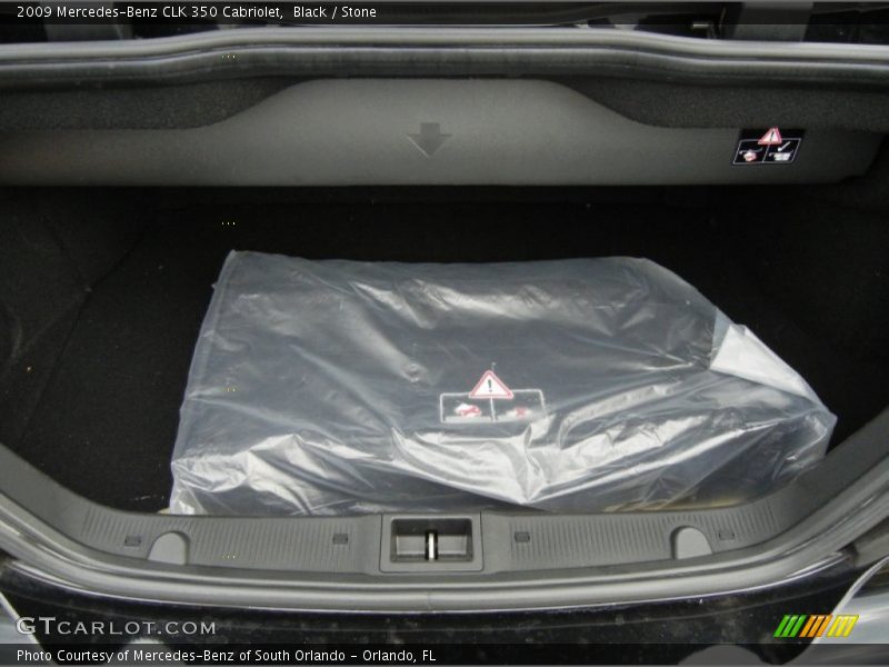 Black / Stone 2009 Mercedes-Benz CLK 350 Cabriolet