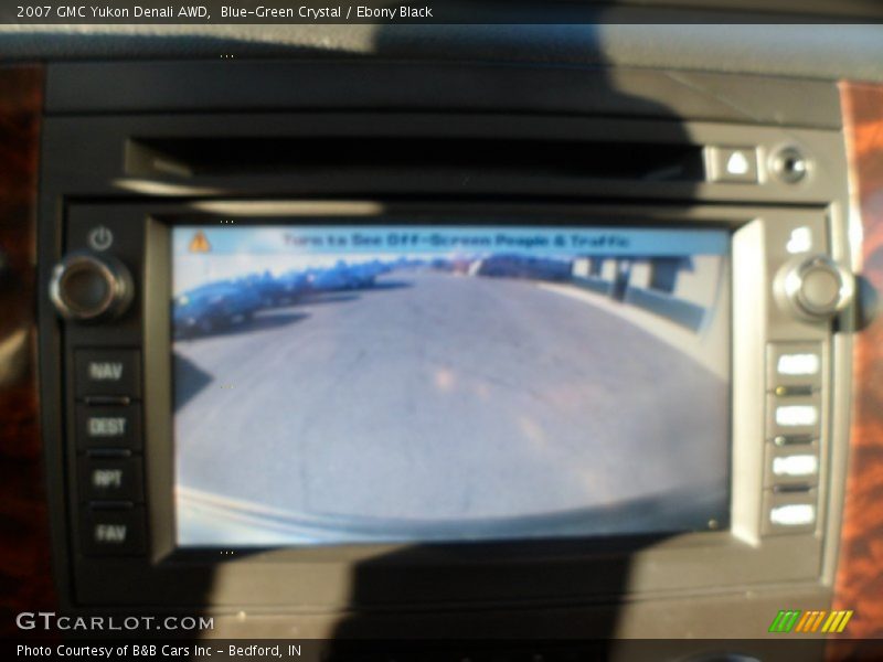 Blue-Green Crystal / Ebony Black 2007 GMC Yukon Denali AWD