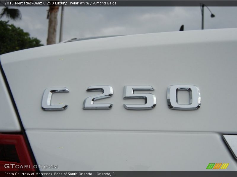 Polar White / Almond Beige 2013 Mercedes-Benz C 250 Luxury