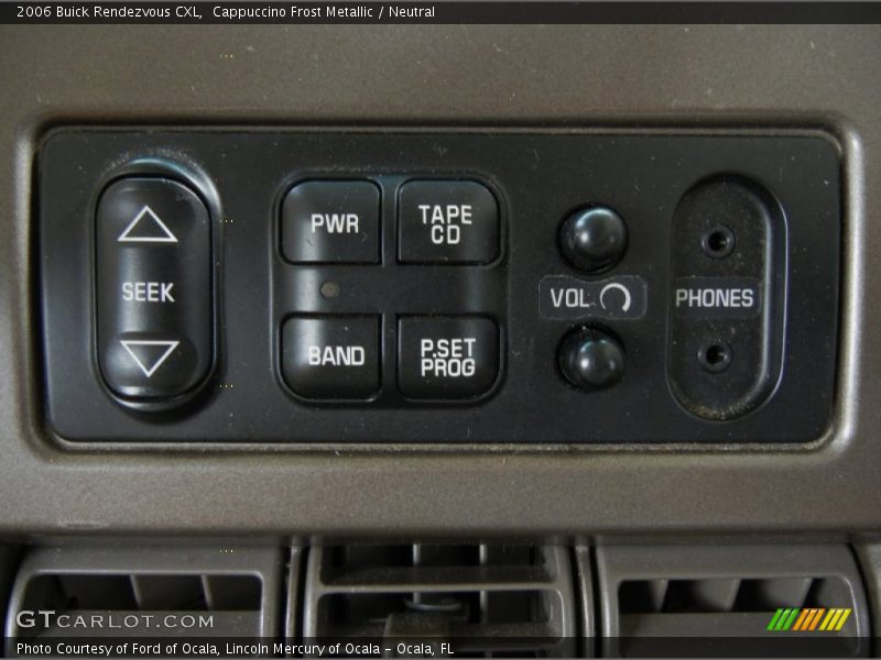 Controls of 2006 Rendezvous CXL