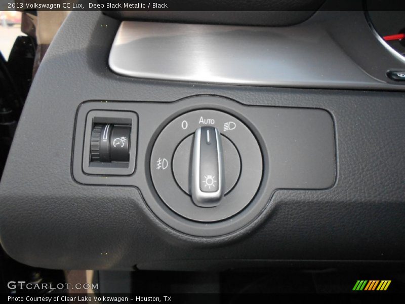 Deep Black Metallic / Black 2013 Volkswagen CC Lux