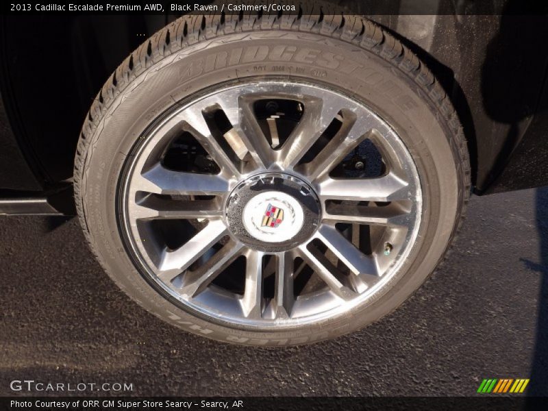 Black Raven / Cashmere/Cocoa 2013 Cadillac Escalade Premium AWD