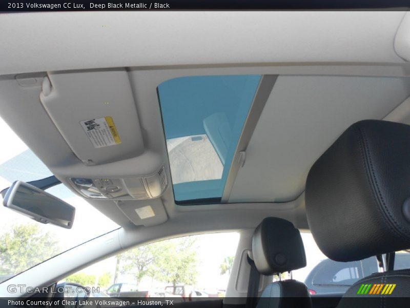 Deep Black Metallic / Black 2013 Volkswagen CC Lux