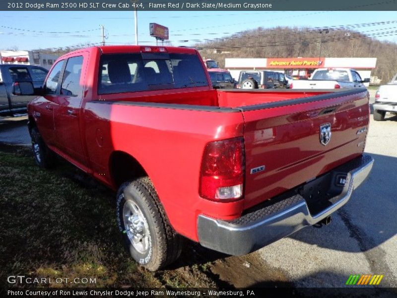 Flame Red / Dark Slate/Medium Graystone 2012 Dodge Ram 2500 HD SLT Crew Cab 4x4