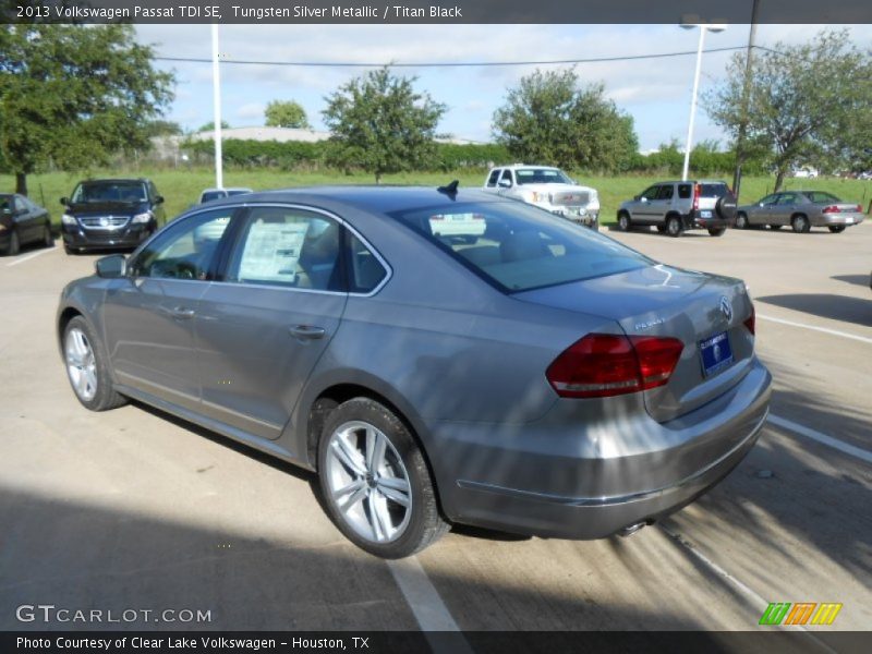 Tungsten Silver Metallic / Titan Black 2013 Volkswagen Passat TDI SE