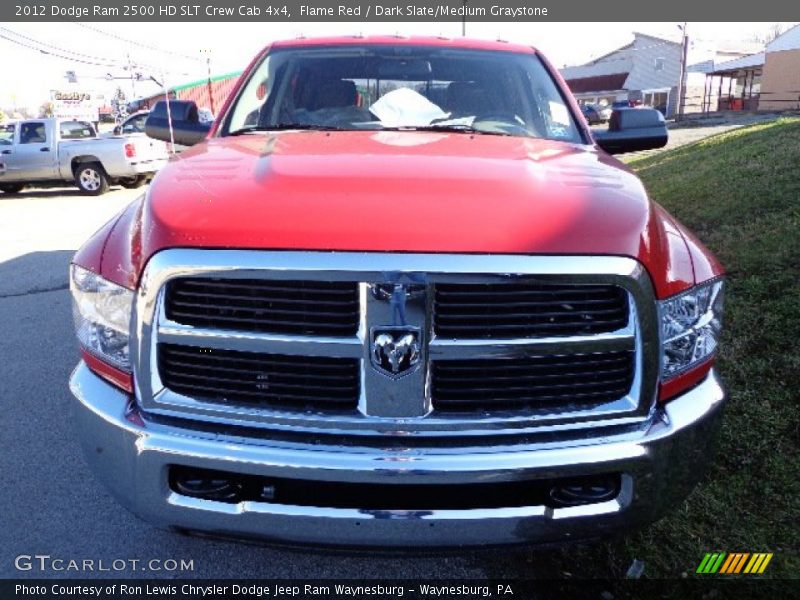Flame Red / Dark Slate/Medium Graystone 2012 Dodge Ram 2500 HD SLT Crew Cab 4x4